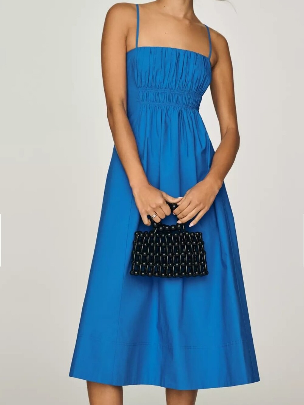 Maeve Runched Cotton Dress NWT